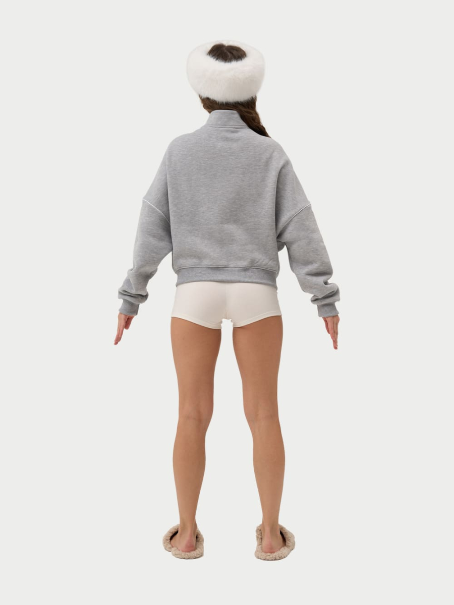 Zip Худи с кантом утепленное ONSI, цвет: melange,  купить онлайн