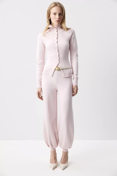 Джемпер с воротником-стойкой Charmstore, цвет: розовый, 303-539115-221 купить онлайн