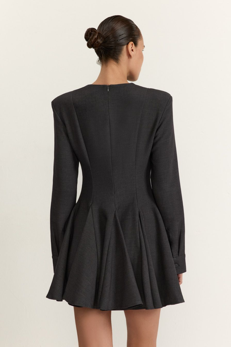 Платье из смесовой вискозы TOPTOP, цвет: серый, TT.010.17857.800 купить онлайн