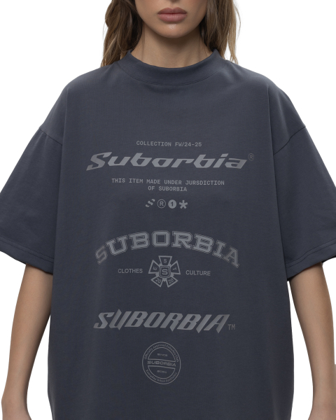 Футболка SELECTION Suborbia, цвет: Graphite, 04344 купить онлайн