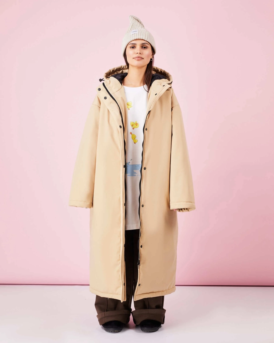 Плащ "Идеальный тренч" TABOO, цвет: бежевый, PLIT купить онлайн