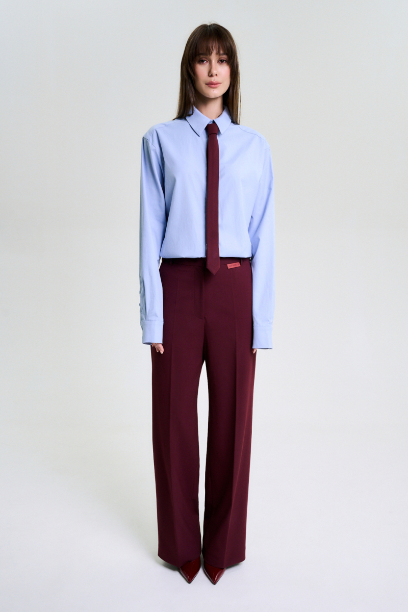 Брюки прямые BURGUNDY