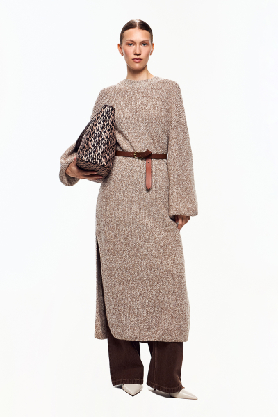 Вязаное платье DREAMS BY ALENA AKHMADULLINA, цвет: бежевый, 225104070304226/119000 купить онлайн