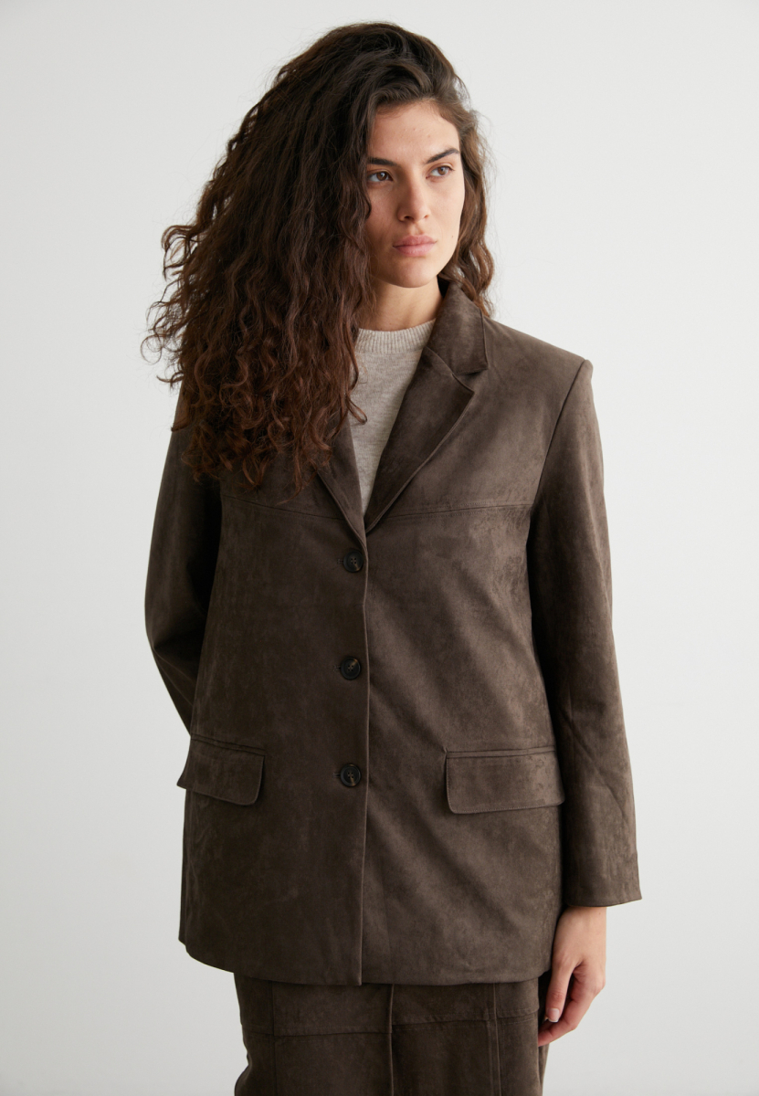 Пиджак из замши Lora