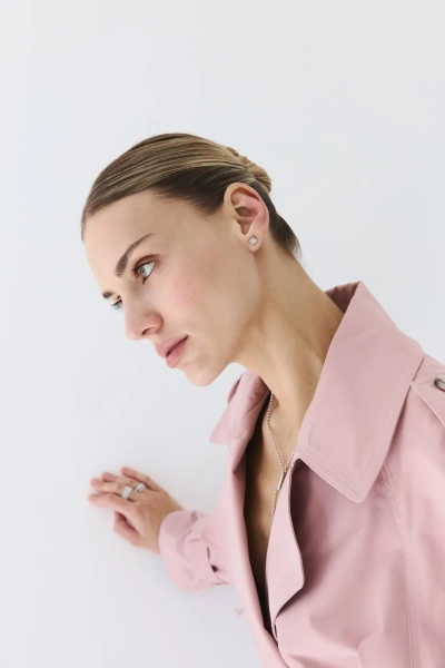 Серебряные серьги «Форма» SBLESKOM, цвет: серебро, 12031 купить онлайн