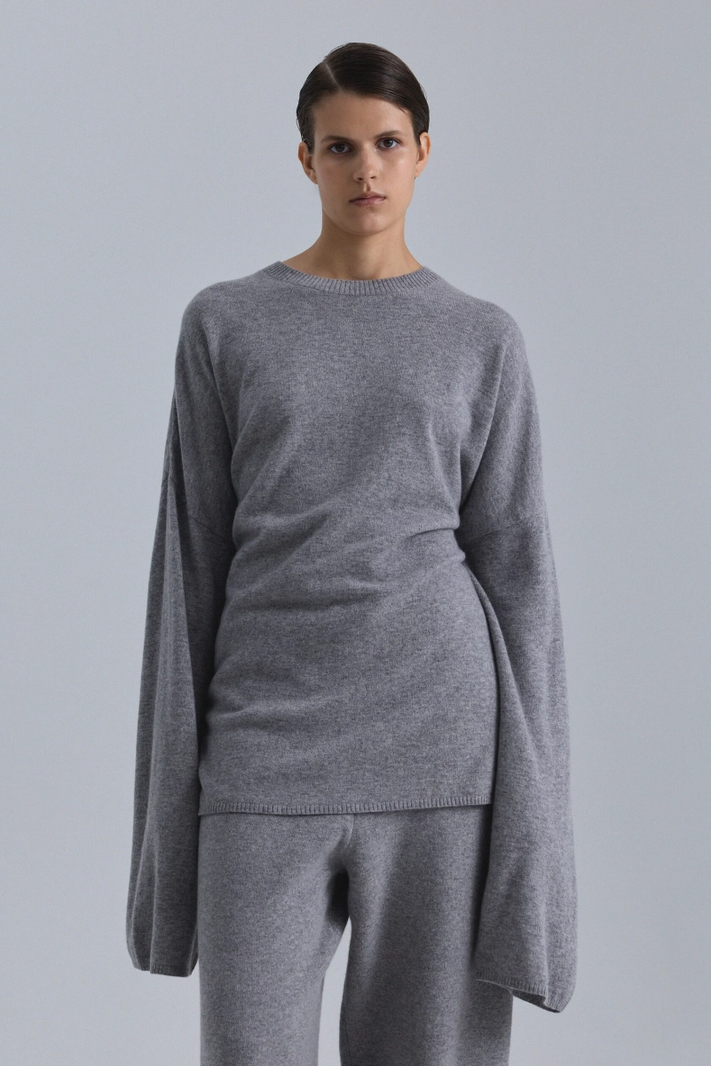 Лонгслив OPORA Mankova, цвет: серый меланж, FW24/25-02 купить онлайн