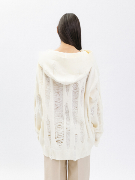 Худи Grunge CREATORÉ, цвет: молочный, 05-CT03072/19 купить онлайн