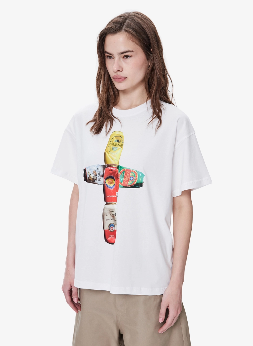 Футболка CAN OF BEER FABLE, цвет: белый, TSHRT-FBL-CNFBR-WHT купить онлайн