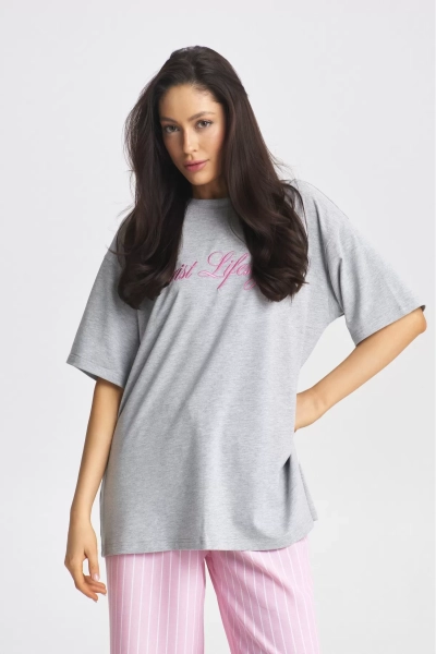 Футболка ERIST STORE Grey Melange Erist store, цвет: серый, НФ-00002310 купить онлайн