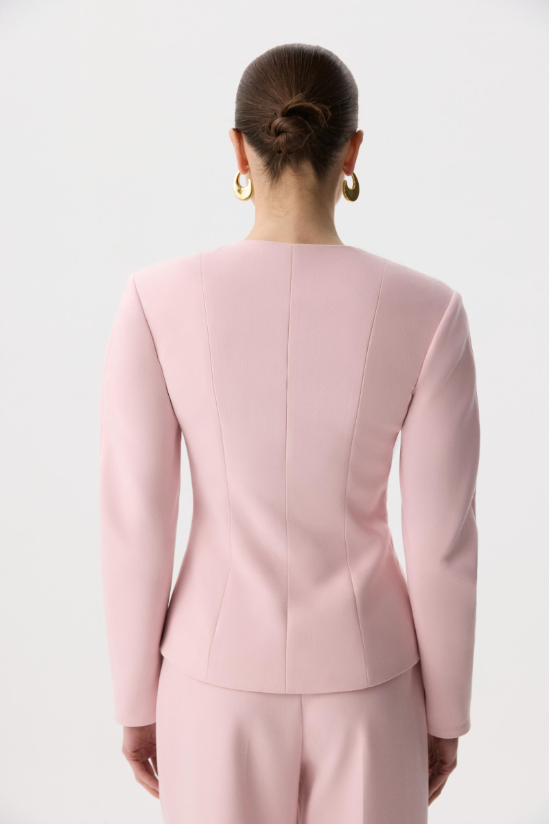 Жакет О-силуэта приталенный Charmstore, цвет: розовый, 109-460103-221 купить онлайн