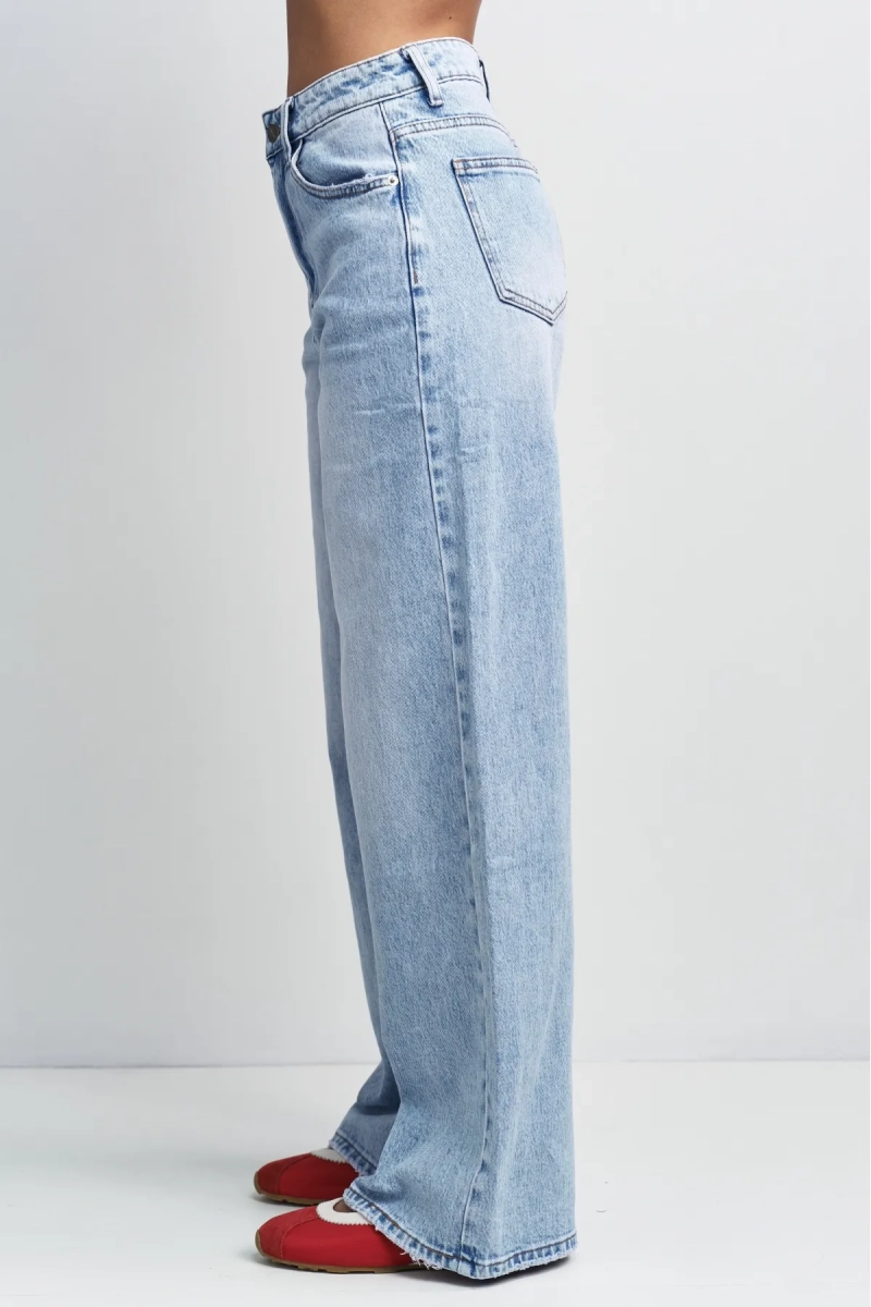 Джинсы трубы Erist store, цвет: голубой, НФ-00003433 купить онлайн
