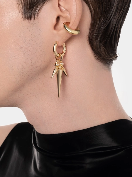 Моносерьга с подвеской RUSHEV, цвет: золотой RSHV_S24_MN6G | новая мужская коллекция купить онлайн