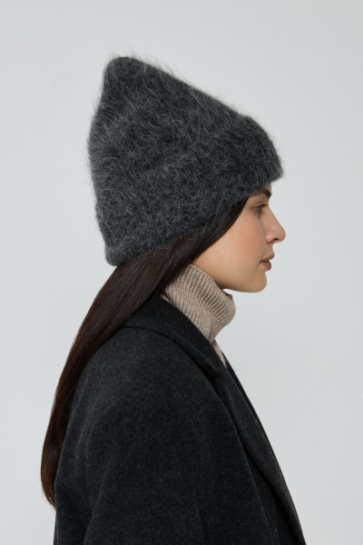 Шапка из альпаки AROUND, цвет: графит 1112_17A01 купить онлайн