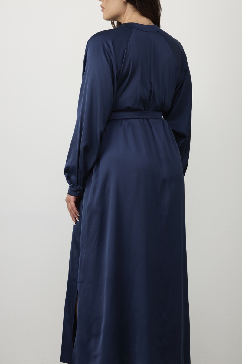 Платье-туника с длинным рукавом 4forms, цвет: темно-синий, 65350 купить онлайн