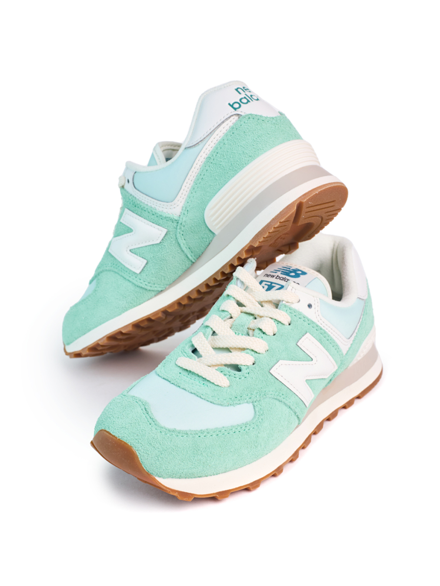 Кроссовки унисекс New Balance 574 "Turquoise" NKDADDYS SNEAKERS, цвет: зеленый U574RD2 купить онлайн