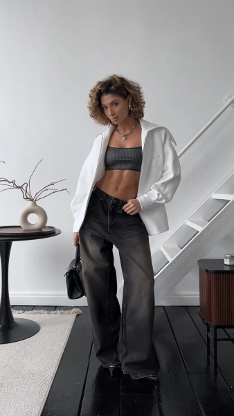 Жакет Zipper Y.SO, цвет: WHITE  |новая коллекция купить онлайн