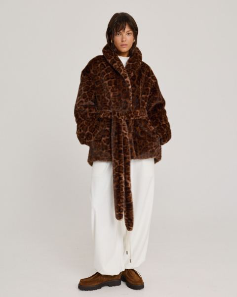 Пальто меховое LEOPARD