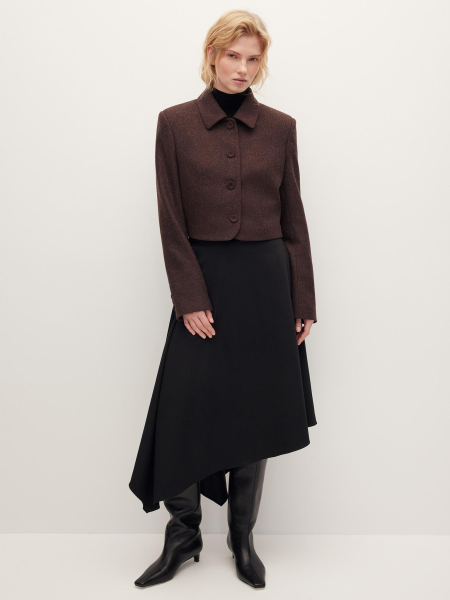 Жакет укороченный Chaika, цвет: коричневый, AW25BZ05-45 купить онлайн