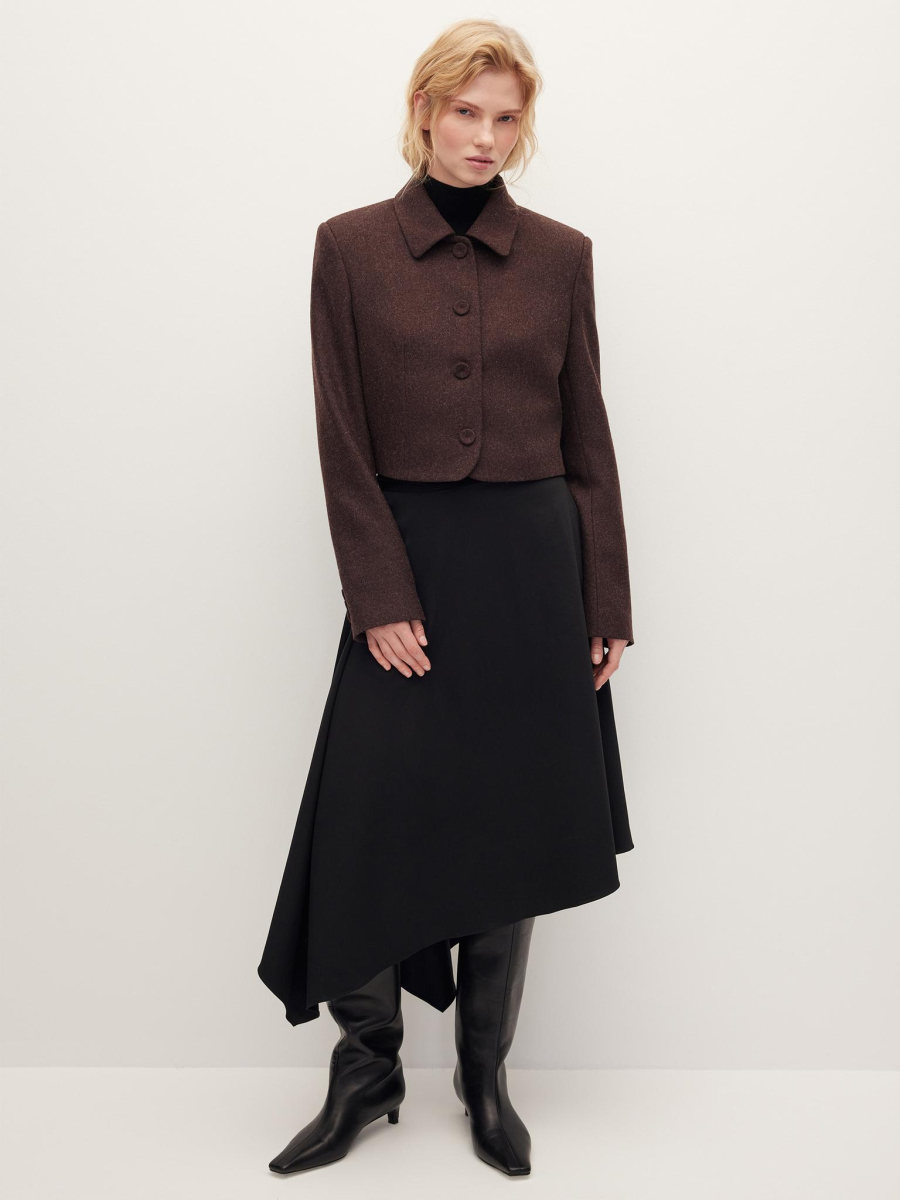 Жакет укороченный Chaika, цвет: коричневый, AW25BZ05-45 купить онлайн