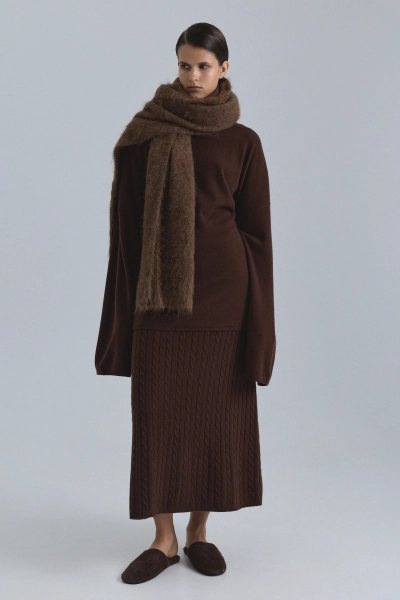 Юбка OPORA Mankova, цвет: коричневый, FW24/25-08 купить онлайн