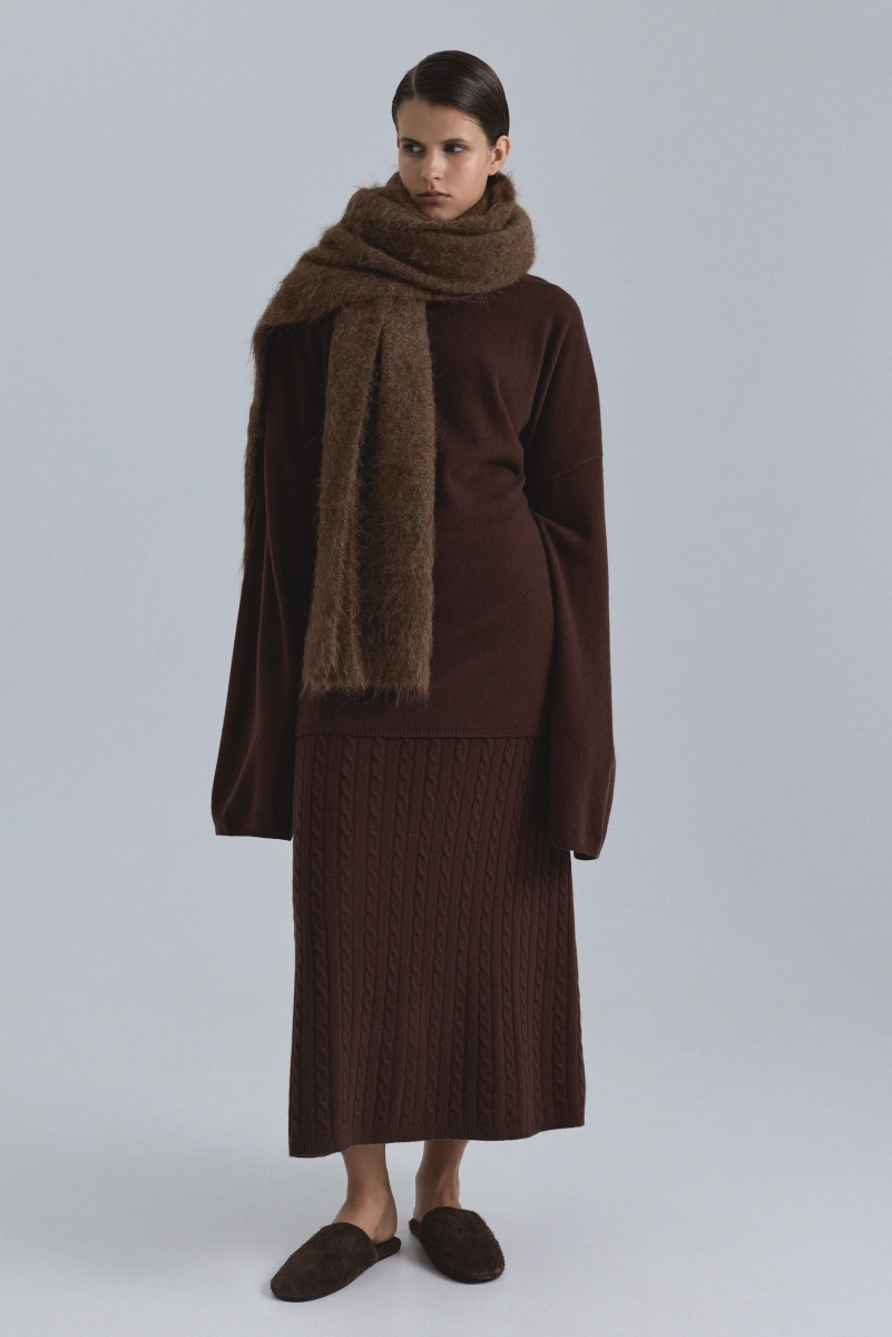 Юбка OPORA Mankova, цвет: коричневый, FW24/25-08 купить онлайн