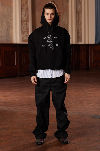 Брюки мужские WAXED JEANS SORRY, I’M NOT, цвет: Чёрный, HvoU2C3YhLNwEVfvlCgi-2 купить онлайн