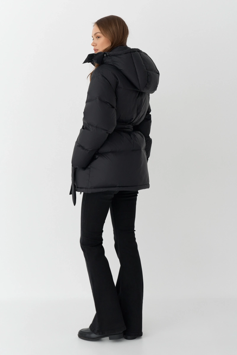 Куртка с наполнителем из пуха и пера Ricoco, цвет: Черный, 5008/4 купить онлайн