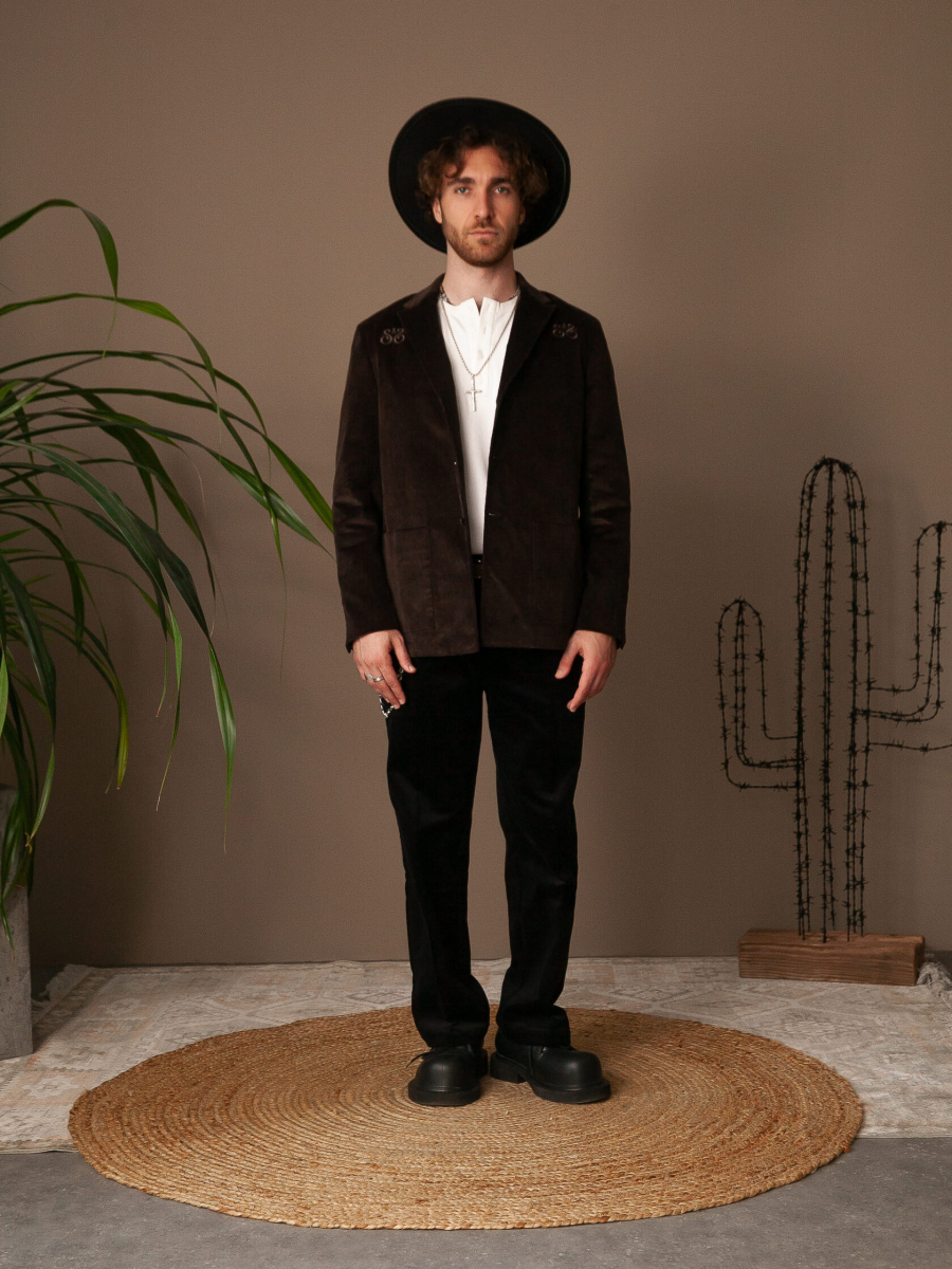 Пиджак вельвет SCANDALIS, цвет: коричневый, Пиджак006а купить онлайн