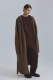 Кардиган макси из альпаки OPORA Mankova, цвет: коричневый, FW24/25-07 купить онлайн