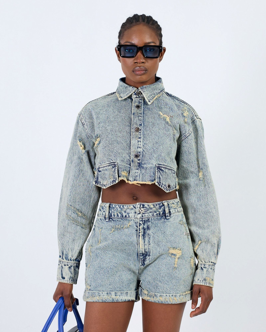 Шорты из денима базовые ASIA ST 71, цвет: синий, Ast71.shorts-denim-blue купить онлайн