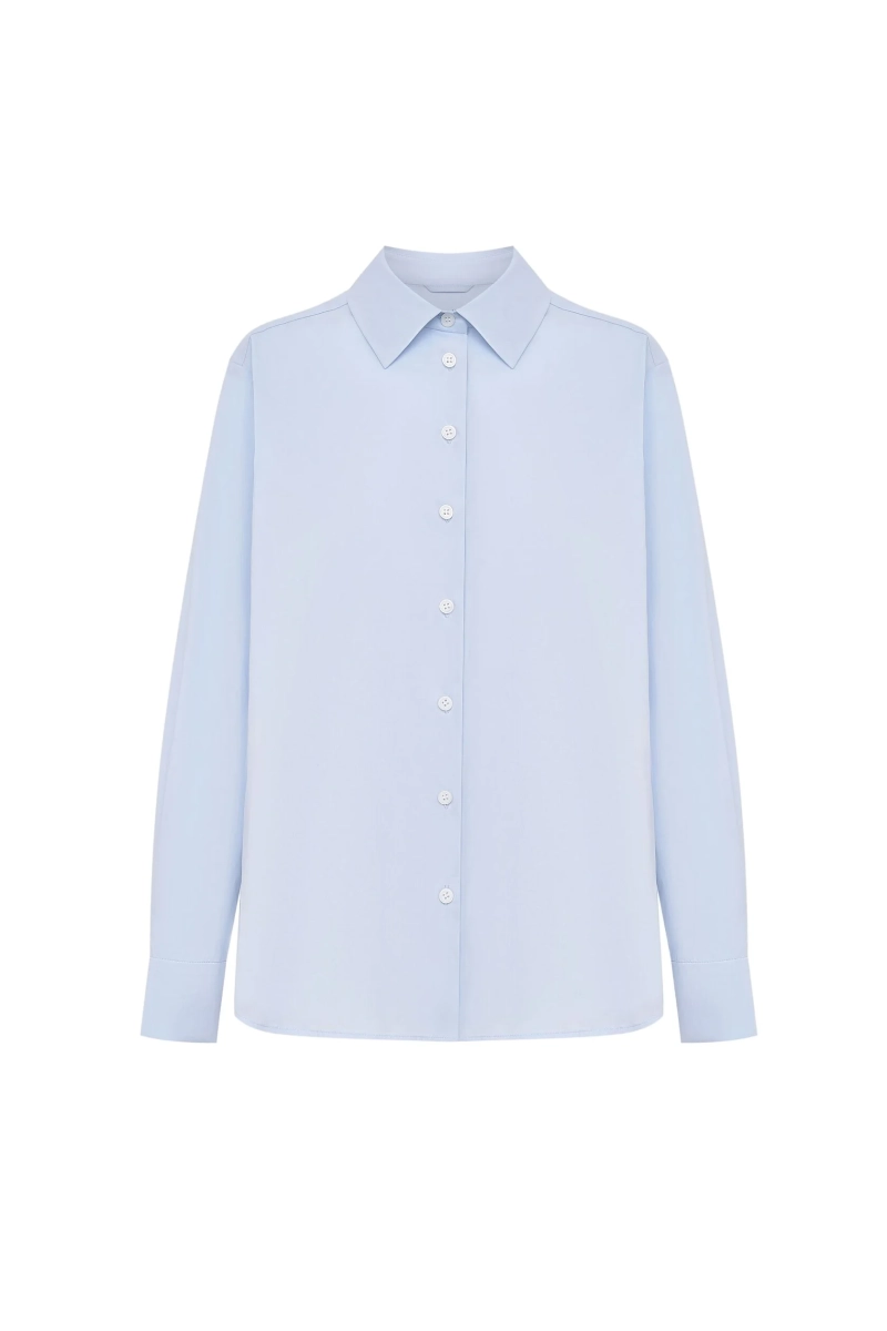 Рубашка Blue Sky PAPAYA, цвет: голубой SS2407SH21-SO |новая коллекция купить онлайн