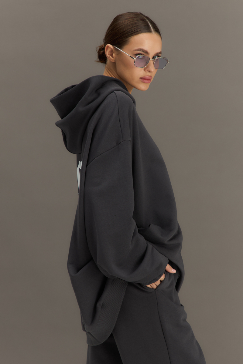 Худи EL STUDIO SET 3 ELASTIC, цвет: графит,  купить онлайн
