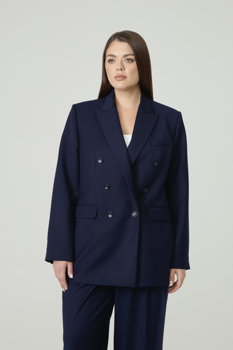 Жакет двубортный