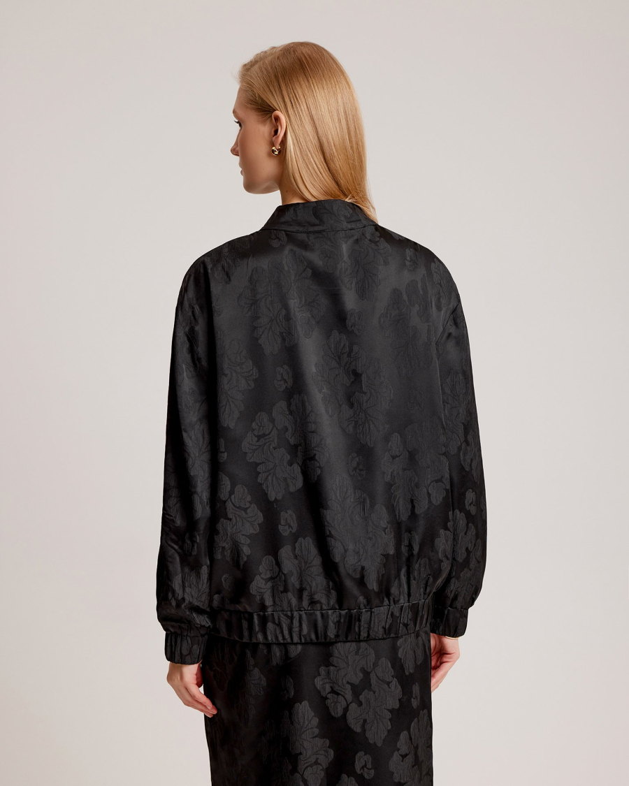 Бомбер To be Blossom, цвет: black, 171431 купить онлайн