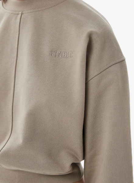 Свитшот FABLE STEADY FABLE, цвет: бежевый, SWTSHRT-FBL-STD-BG купить онлайн