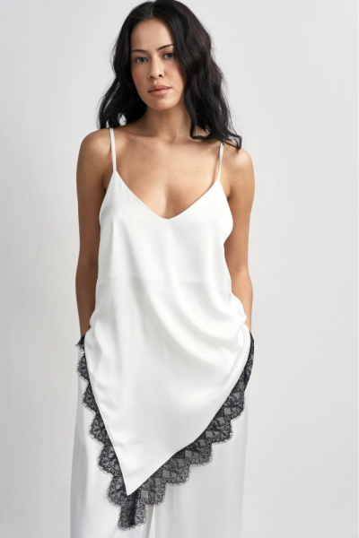 Топ с кружевом