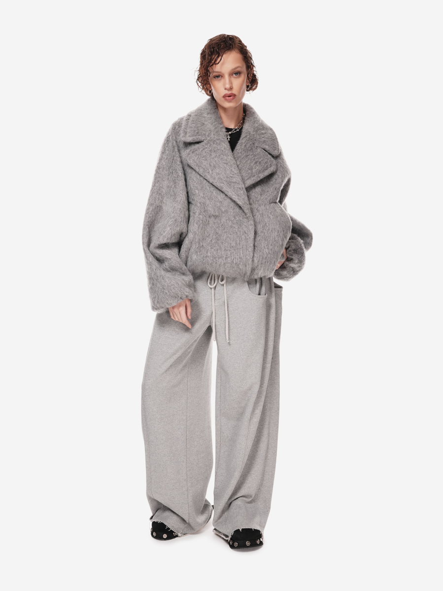 Пальто из фактурной шерсти ‘ Block coat ‘ p.p.s., цвет: серый меланж, 1005.00.00.GRY купить онлайн