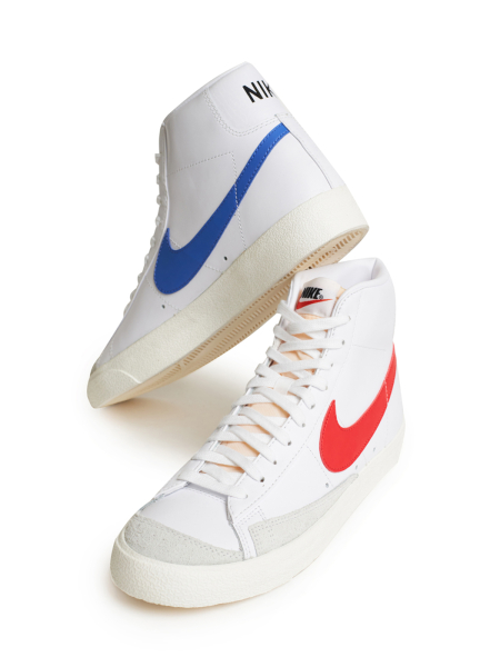 Кроссовки мужские Nike Blazer Mid 77 "Vintage Mismatched Swoosh" NKDADDYS SNEAKERS, цвет: белый BQ6806-117 купить онлайн