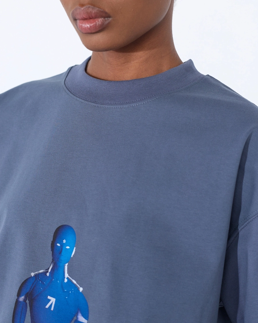 Футболка Аватар робот ASIA ST 71, цвет: синий,  купить онлайн