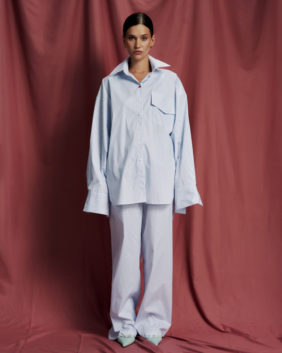 Рубашка NA LEGKE BLUE STRIP