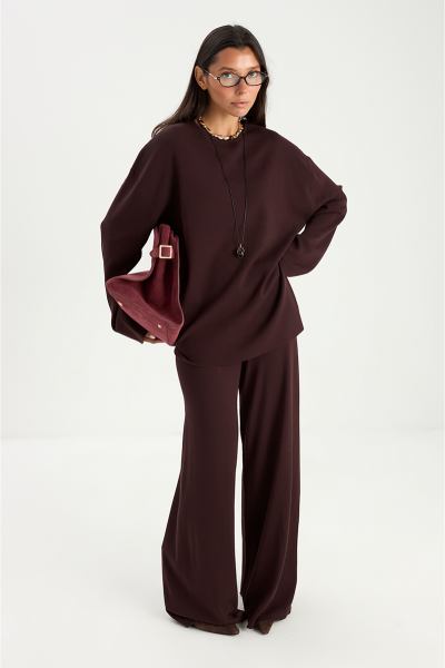 Костюм (джемпер+брюки) MIA AIM, цвет: шоколадный, MIA608 купить онлайн