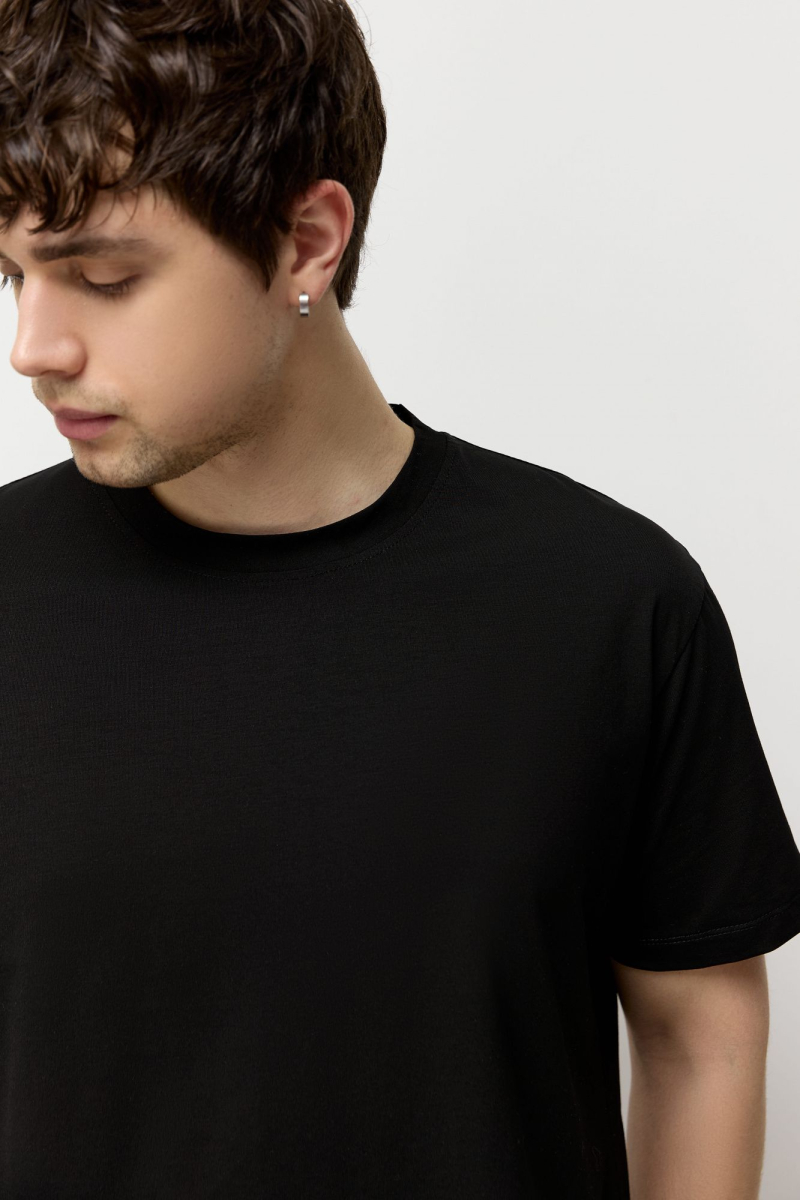 Футболка для него и для нее AROUND, цвет: Черный, 219_134MCL02 купить онлайн