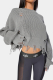 Свитер Crop qb A QUICK BUCK, цвет: grey,  купить онлайн
