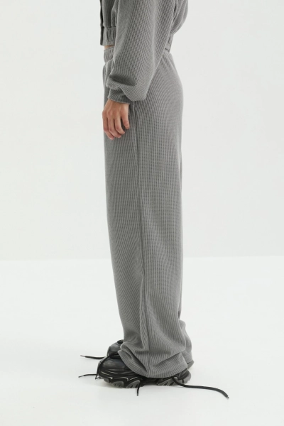 Брюки из трикотажа marte, цвет: серый,  купить онлайн