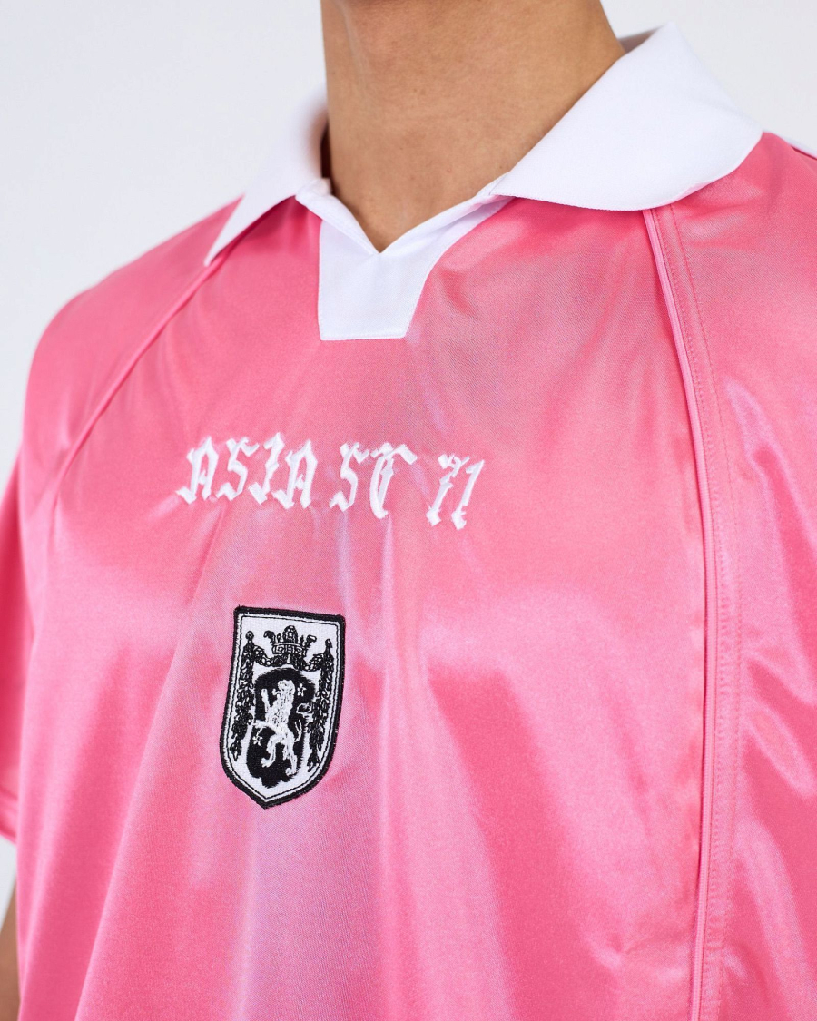 Футболка поло Джерси ASIA ST 71, цвет: розовый, Ast71.tt-Jersey-polo-pink купить онлайн