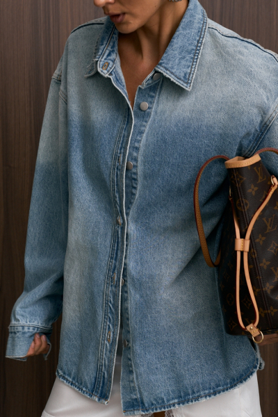 Джинсовая куртка DENIM CAPSULE blue tint Ricoco, цвет: синий, 6042/1 купить онлайн