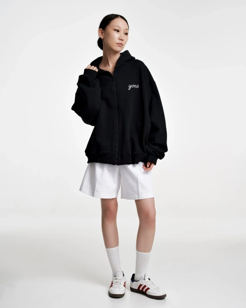 Худи ZIP STIKERS BLACK