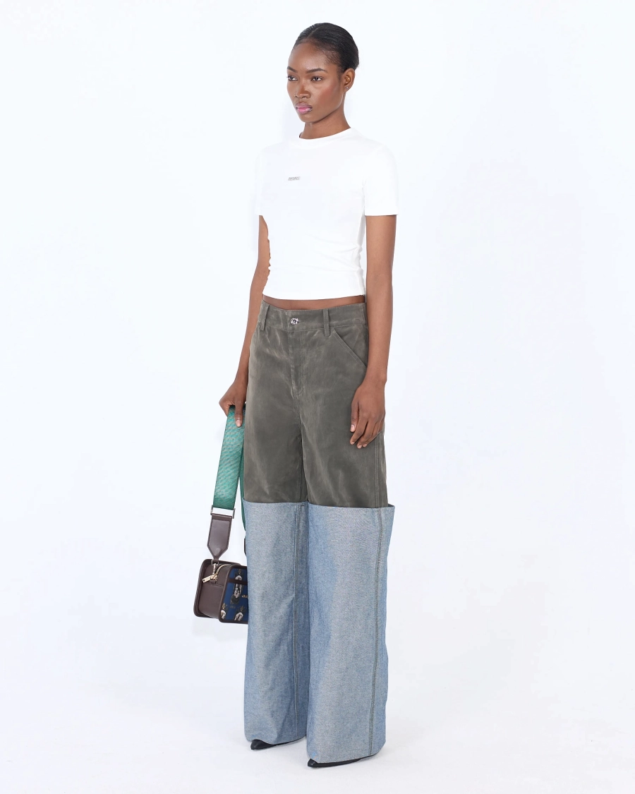 Джинсы HALF FOLD WOMEN GREEN ASIA ST 71, цвет: зеленый, Ast71.jeans-halffold-green купить онлайн