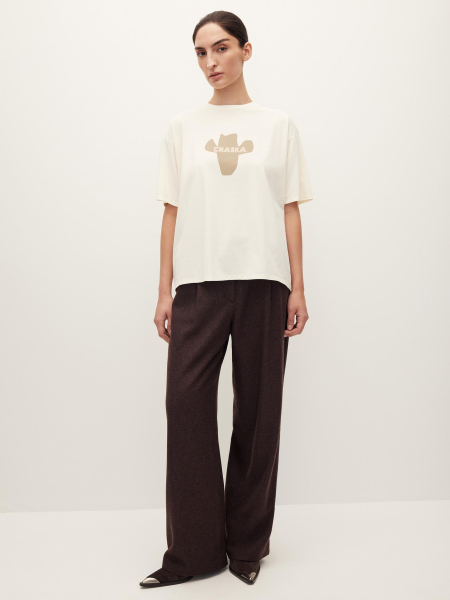 Футболка Ranch Chaika, цвет: молочный, AW25TS01-141 купить онлайн