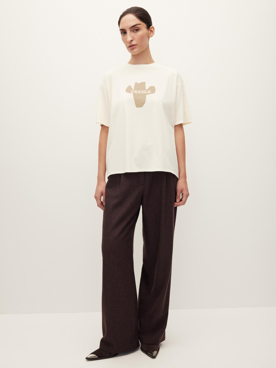 Футболка Ranch Chaika, цвет: молочный, AW25TS01-141 купить онлайн